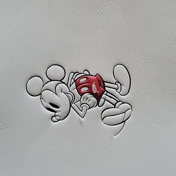 Coach Disney Mickey Mouse Chalk White Mini Crossbody Bag Clutch Limited Edition - Picture 3 of 11